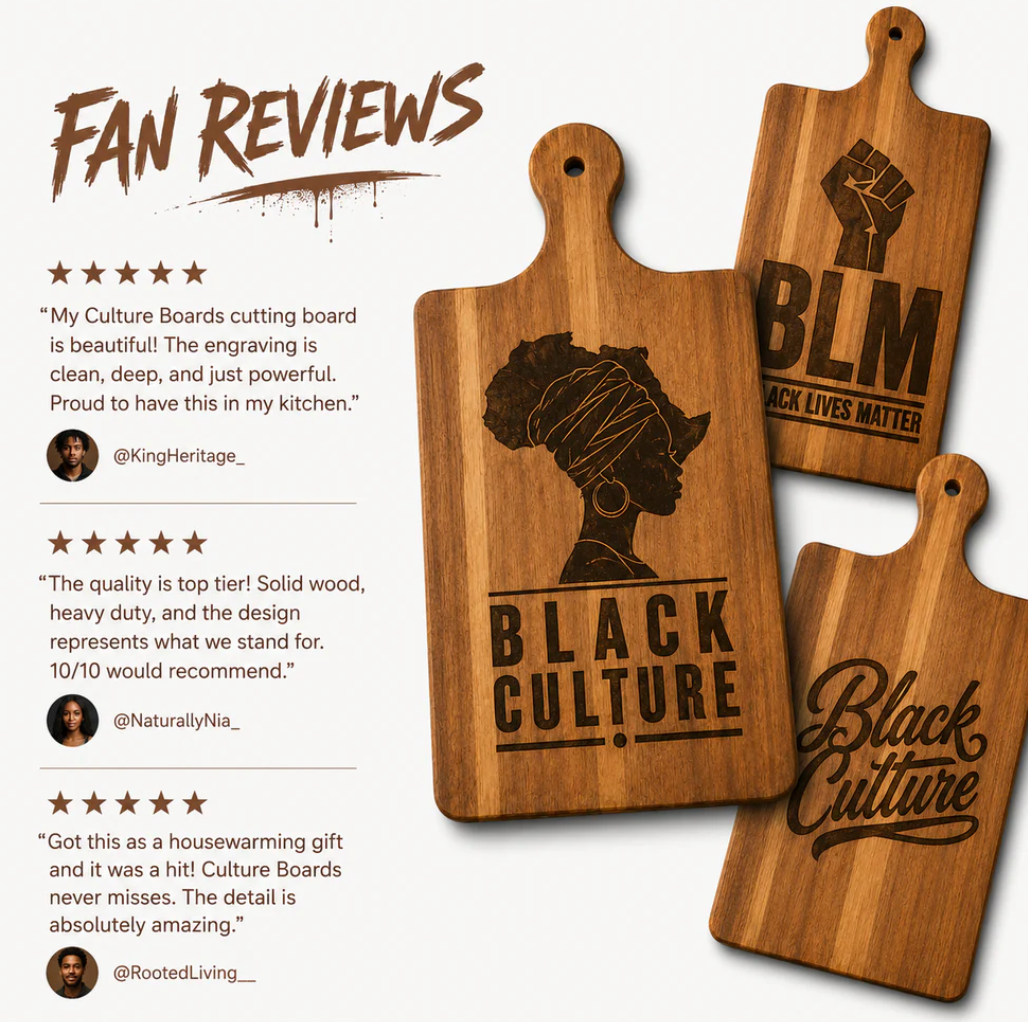 Black Culture Cutting Boards
