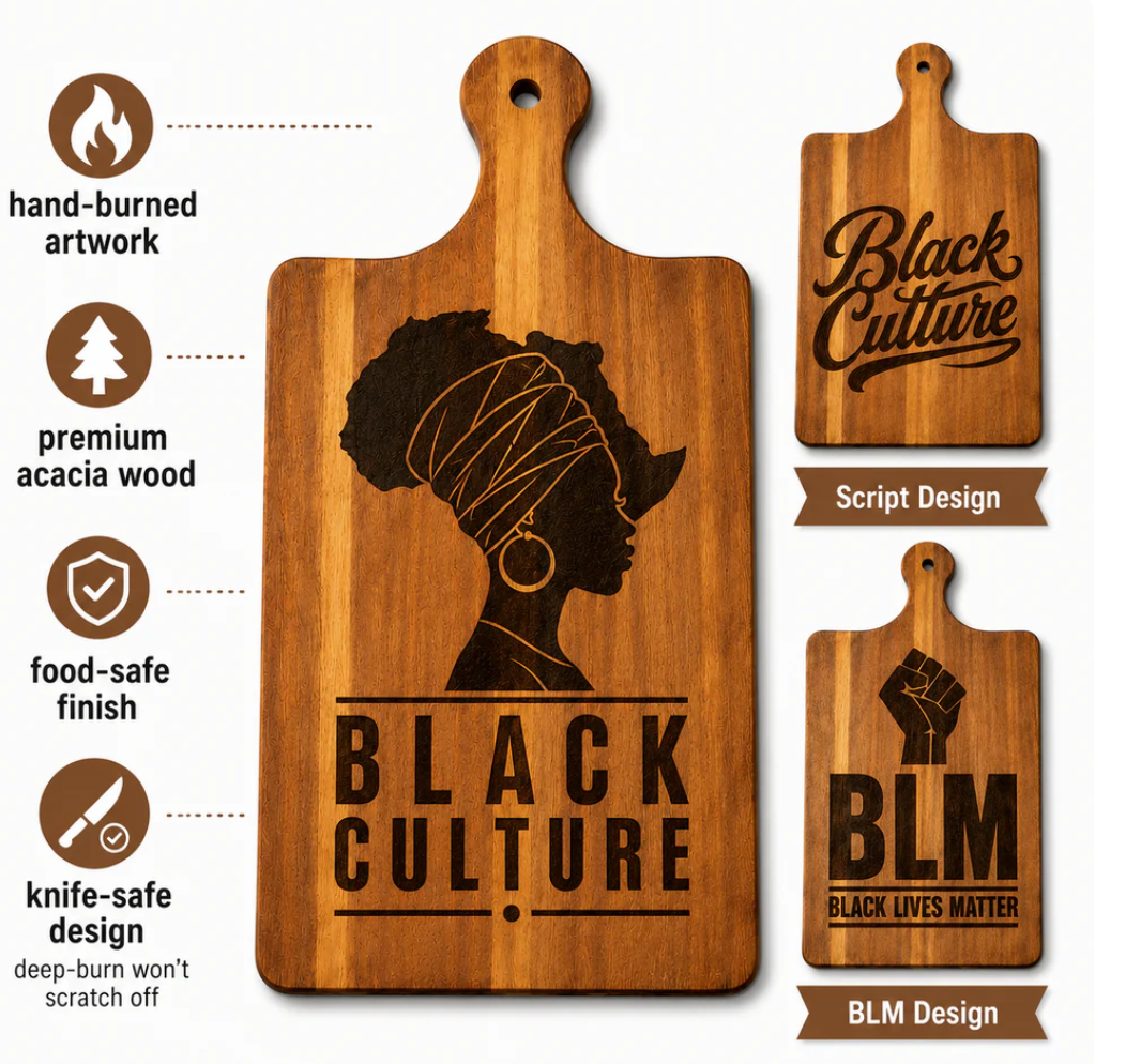 Black Culture Cutting Boards
